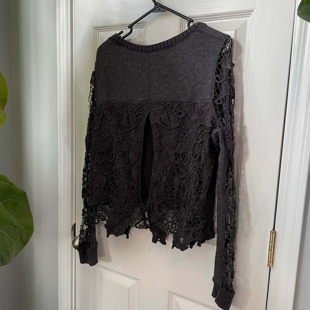 Free people lace sweater